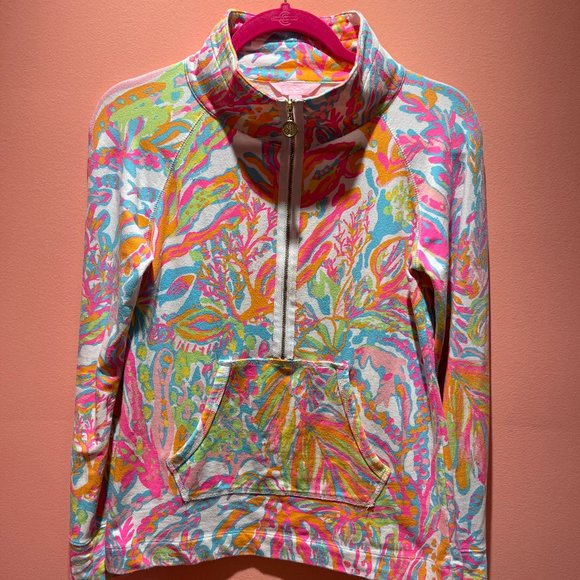Lilly Pulitzer Popover, Scuba to Cuba Print - Picture 1 of 1